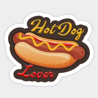 Hot Dog Lover Sticker